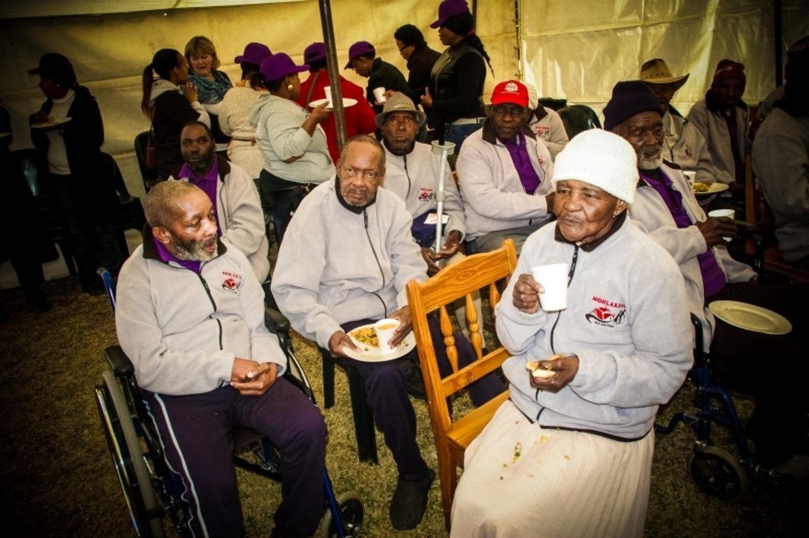 Mohlakeng Old Age Home residents — our welcoming community